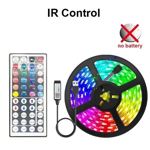 Fita Led inteligente - Smart Led Strip Light 5050 RGB USB 5V Bluetooth